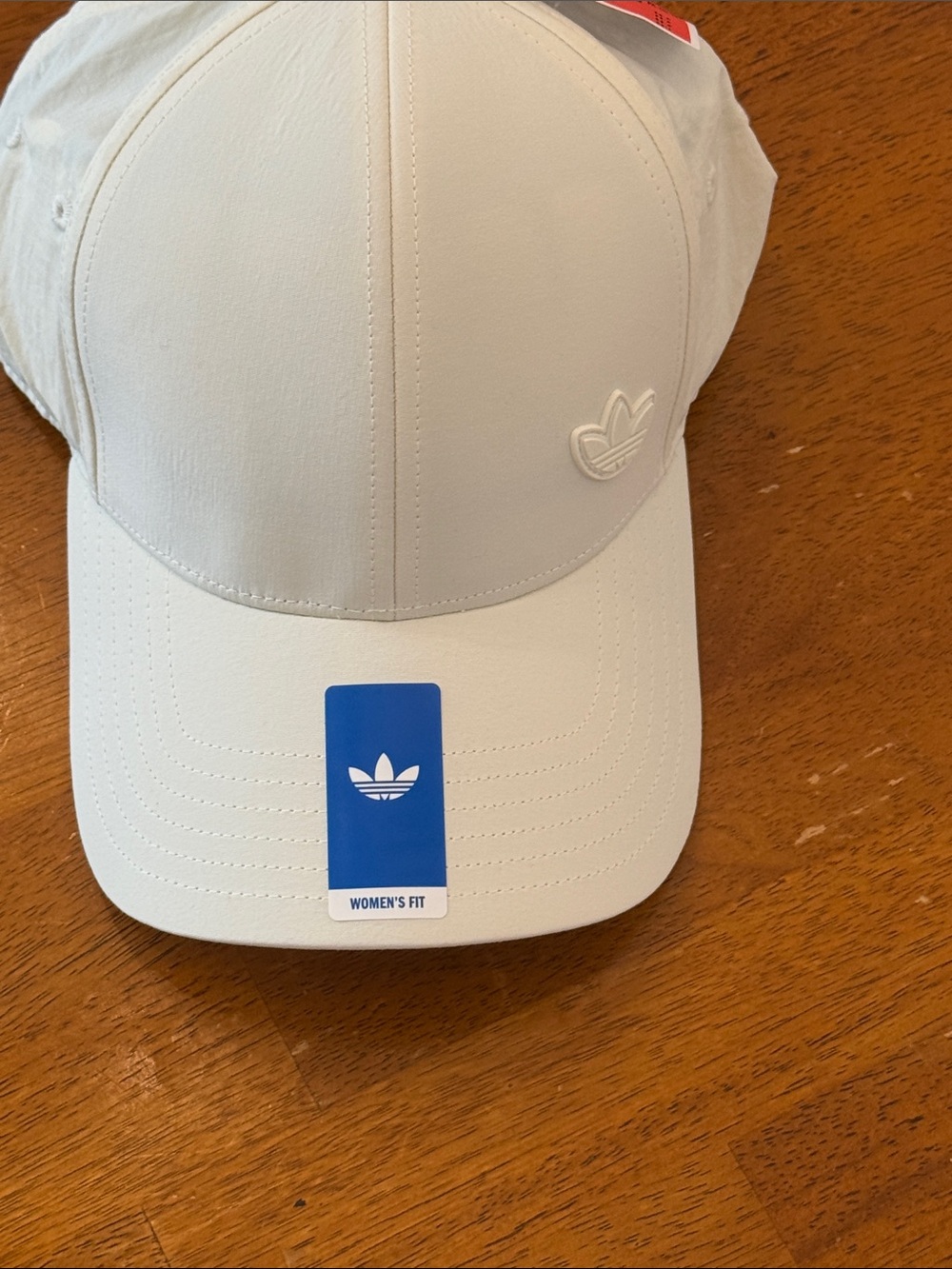 adidas White Trefoil Women's Baseball Cap